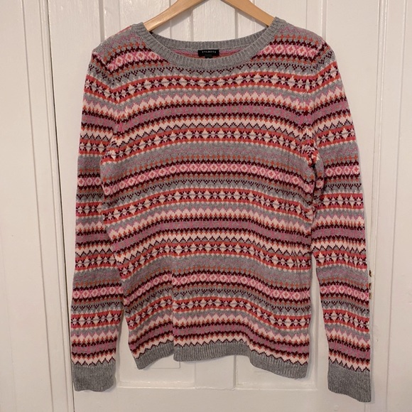 Pretty Fair Isle Knit Sweater - Picture 1 of 5